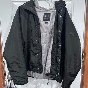 Armani exchange black jacket
